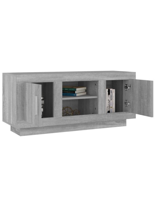 TV skříňka šedá sonoma 102 x 35 x 45 cm kompozitní dřevo