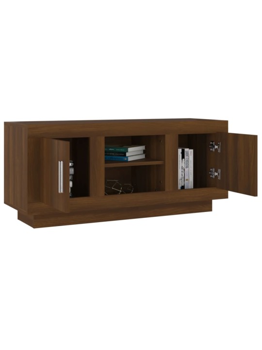 TV skříňka hnědý dub 102 x 35 x 45 cm kompozitní dřevo