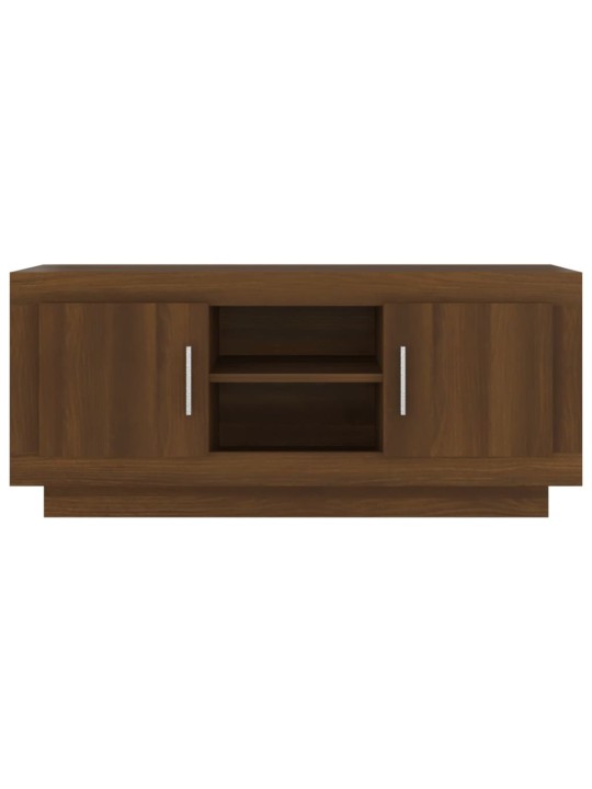 TV skříňka hnědý dub 102 x 35 x 45 cm kompozitní dřevo