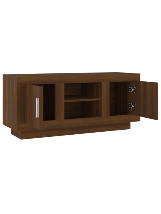 TV skříňka hnědý dub 102 x 35 x 45 cm kompozitní dřevo
