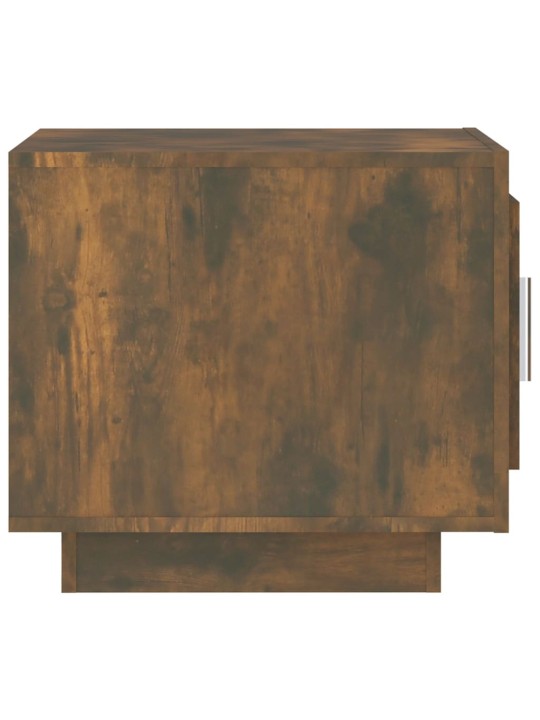 Konferenční stolek kouřový dub 51 x 50 x 45 cm kompozitní dřevo