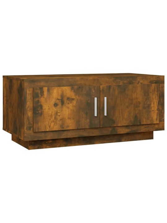 Konferenční stolek kouřový dub 102x50x45 cm kompozitní dřevo