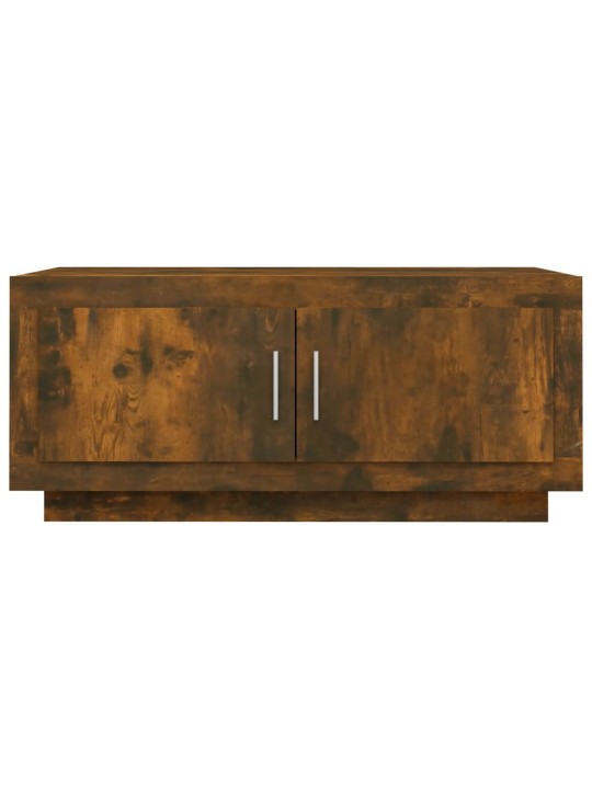 Konferenční stolek kouřový dub 102x50x45 cm kompozitní dřevo