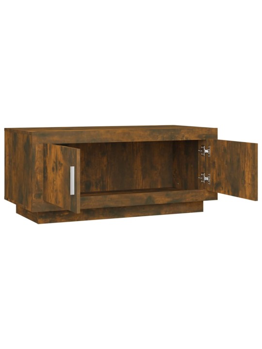 Konferenční stolek kouřový dub 102x50x45 cm kompozitní dřevo