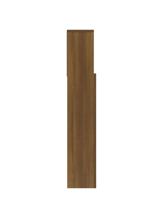 Čelo postele s úložným prostorem hnědý dub 180x19x103,5 cm