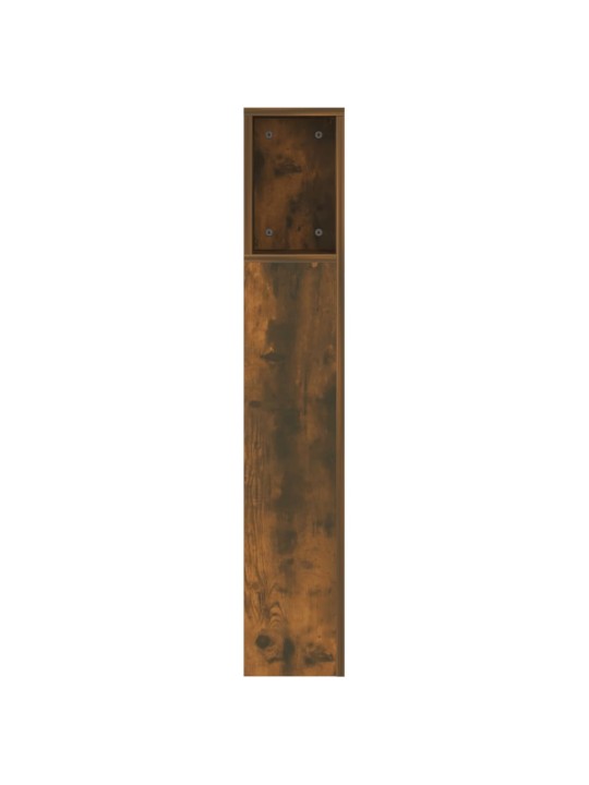 Čelo postele s úložným prostorem kouřový dub 160x18,5x104,5 cm