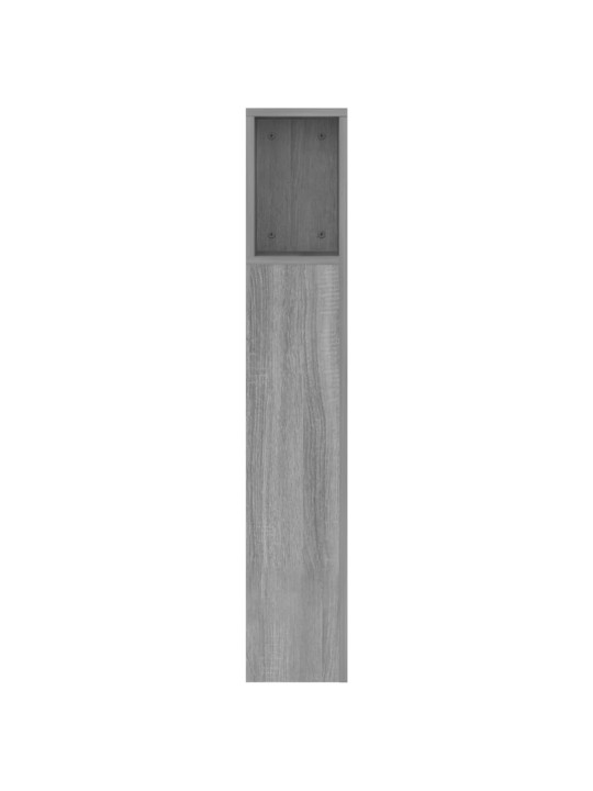 Čelo postele s úložným prostorem šedé sonoma 160x18,5x104,5 cm