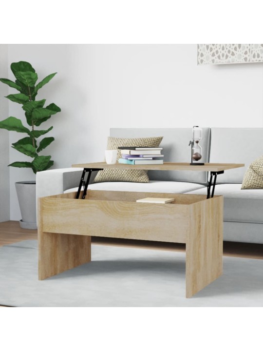 Konferenční stolek dub sonoma 80x50,5x41,5 cm kompozitní dřevo