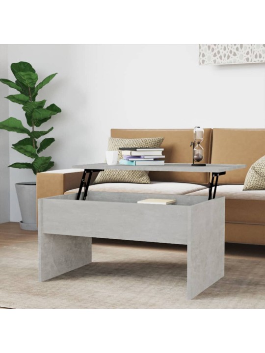Konferenční stolek betonově šedý 80 x 50,5 x 41,5 cm kompozit