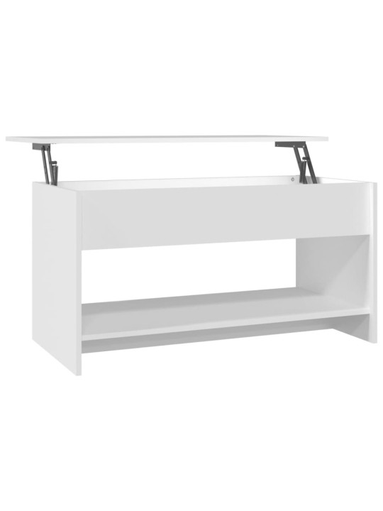Konferenční stolek bílý 102 x 50 x 52,5 cm kompozitní dřevo