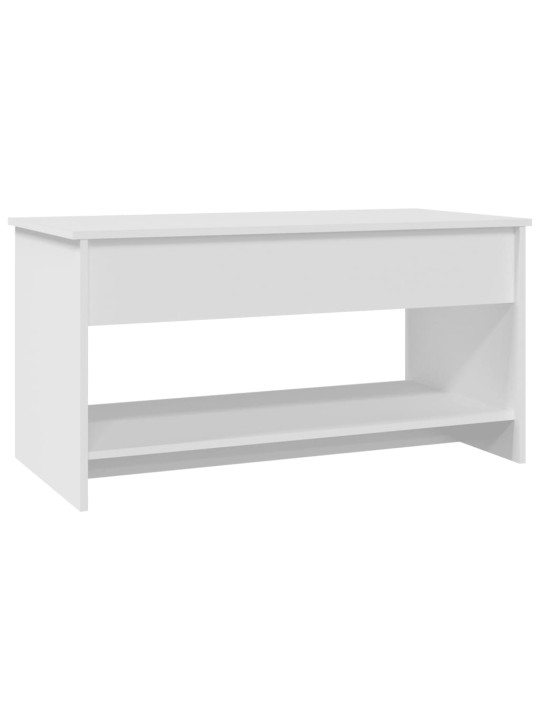Konferenční stolek bílý 102 x 50 x 52,5 cm kompozitní dřevo
