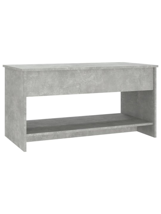 Konferenční stolek betonově šedý 102x50x52,5cm kompozitní dřevo