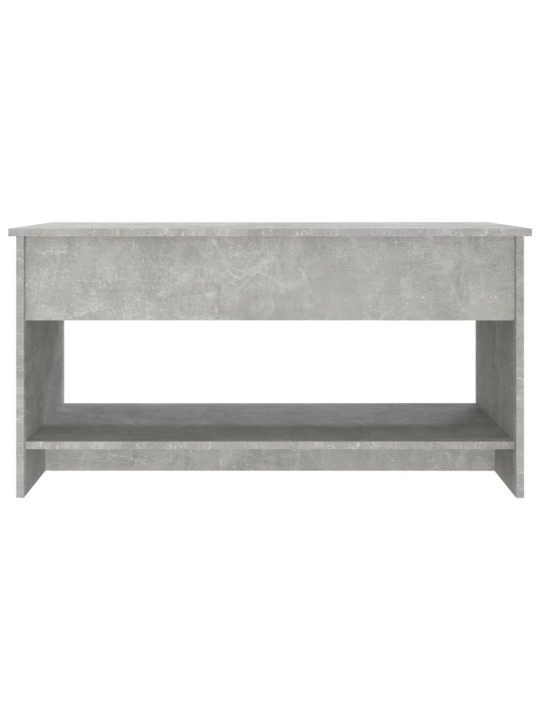 Konferenční stolek betonově šedý 102x50x52,5cm kompozitní dřevo