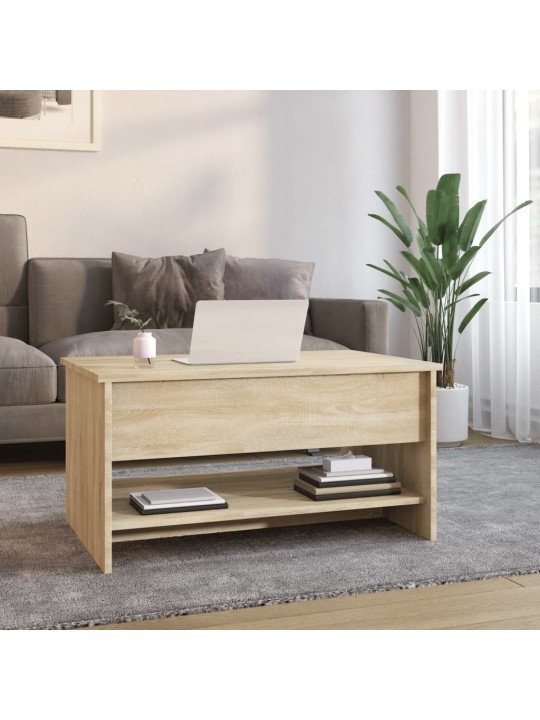 Konferenční stolek dub sonoma 80x50x40 cm kompozitní dřevo