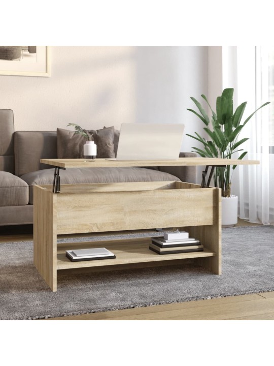 Konferenční stolek dub sonoma 80x50x40 cm kompozitní dřevo