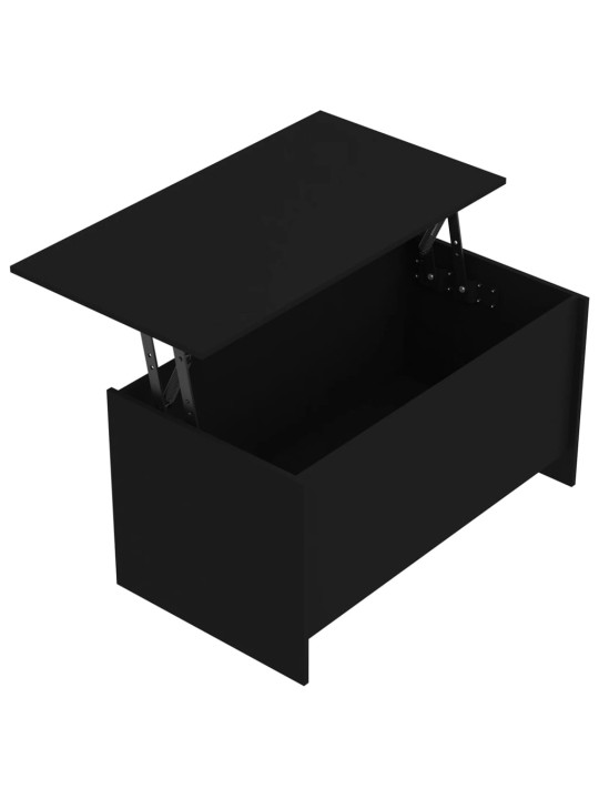 Konferenční stolek černý 102 x 55,5 x 52,5 cm kompozitní dřevo