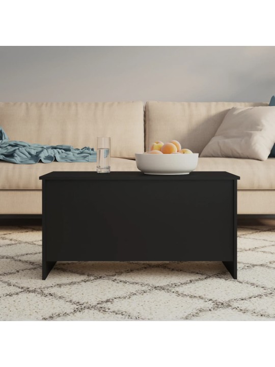 Konferenční stolek černý 102 x 55,5 x 52,5 cm kompozitní dřevo