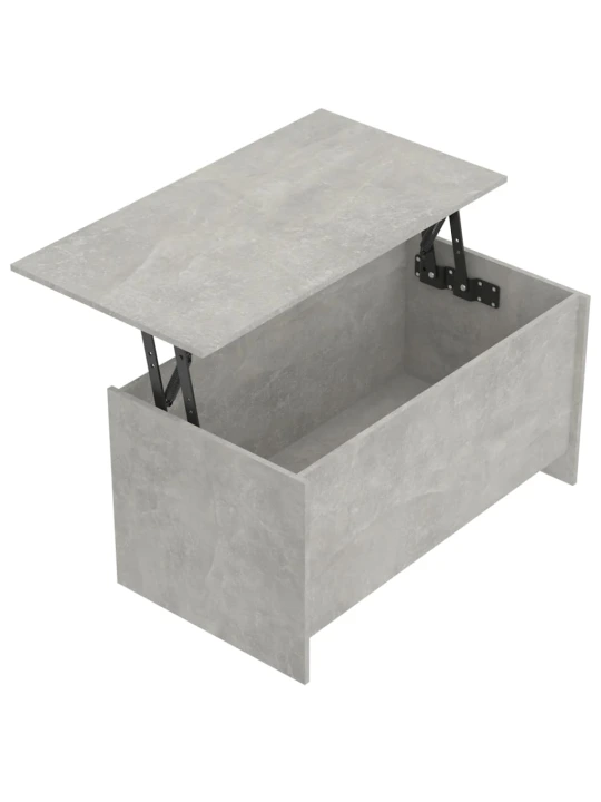 Konferenční stolek betonově šedý 102 x 55,5 x 52,5 cm kompozit