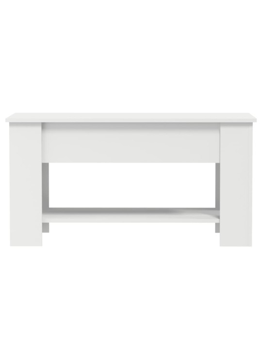 Konferenční stolek bílý 101 x 49 x 52 cm kompozitní dřevo