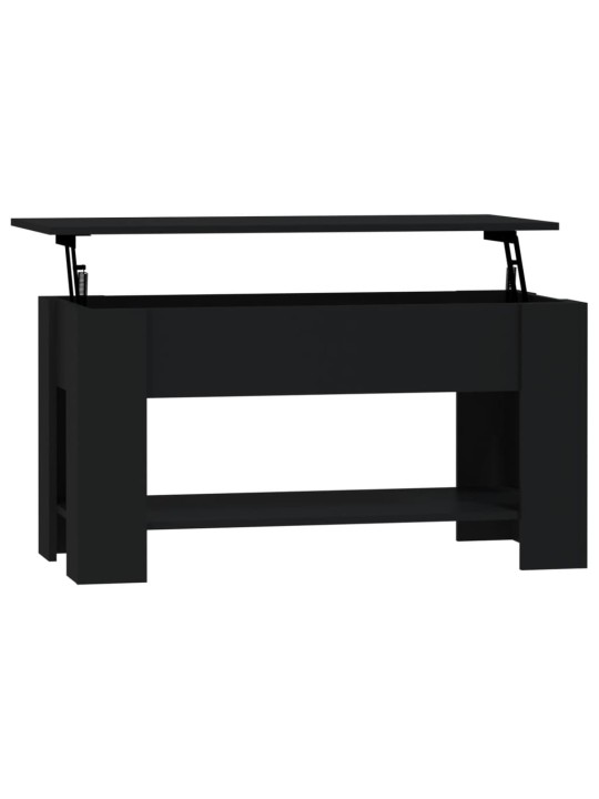 Konferenční stolek černý 101 x 49 x 52 cm kompozitní dřevo