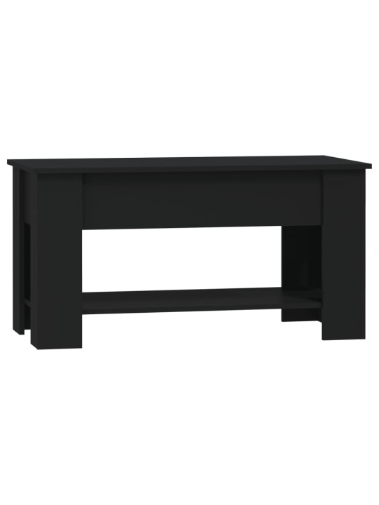 Konferenční stolek černý 101 x 49 x 52 cm kompozitní dřevo