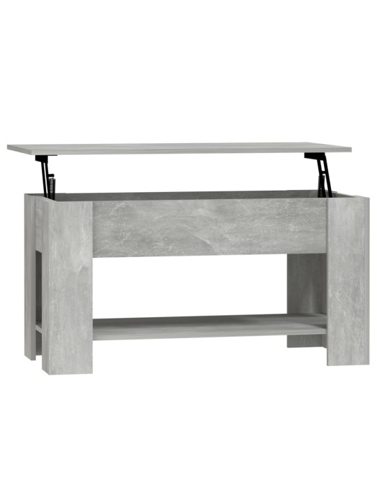 Konferenční stolek betonově šedý 101x49x52 cm kompozitní dřevo