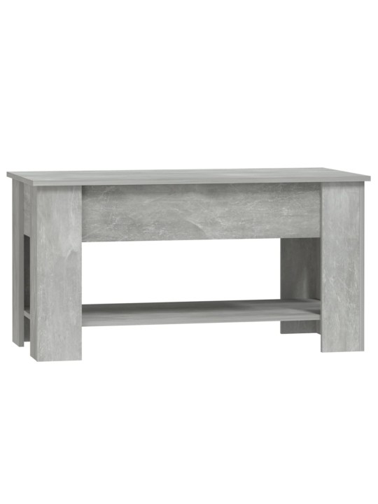 Konferenční stolek betonově šedý 101x49x52 cm kompozitní dřevo