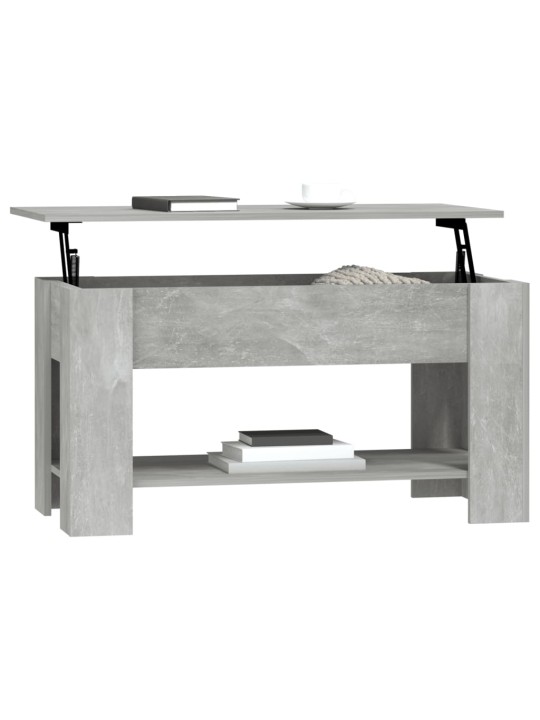 Konferenční stolek betonově šedý 101x49x52 cm kompozitní dřevo