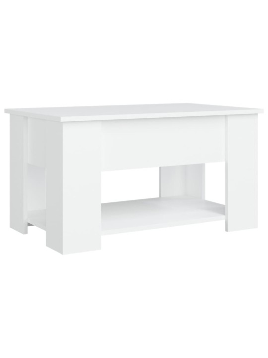 Konferenční stolek bílý 79 x 49 x 41 cm kompozitní dřevo