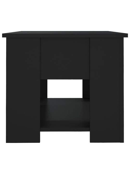 Konferenční stolek černý 79 x 49 x 41 cm kompozitní dřevo