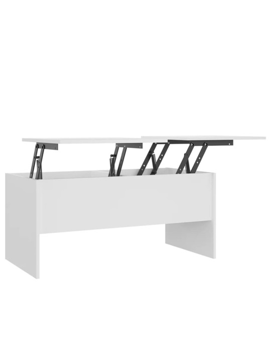 Konferenční stolek bílý 102 x 50,5 x 46,5 cm kompozitní dřevo