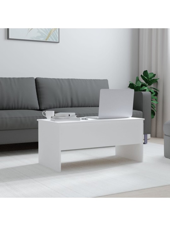 Konferenční stolek bílý 102 x 50,5 x 46,5 cm kompozitní dřevo