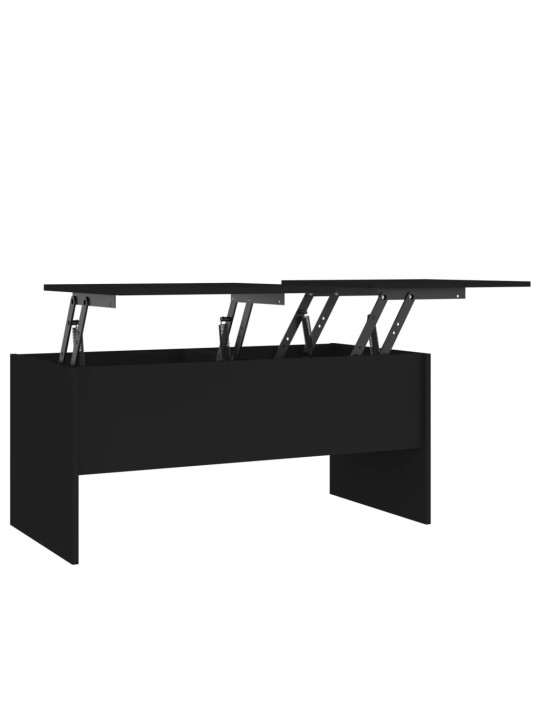 Konferenční stolek černý 102 x 50,5 x 46,5 cm kompozitní dřevo