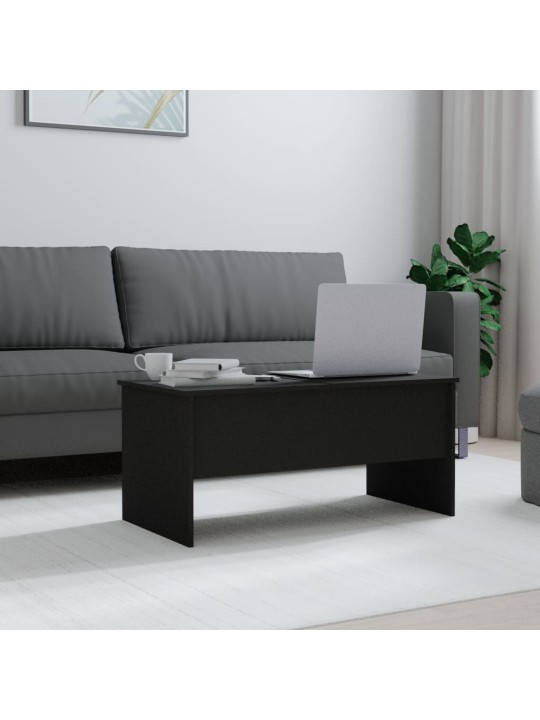 Konferenční stolek černý 102 x 50,5 x 46,5 cm kompozitní dřevo