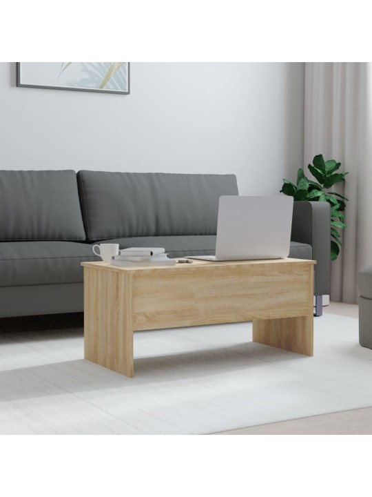 Konferenční stolek dub sonoma 102x50,5x46,5 cm kompozitní dřevo