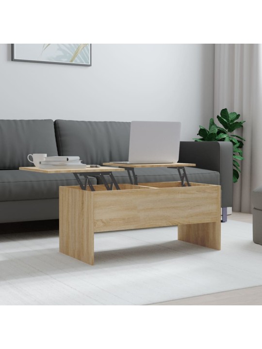 Konferenční stolek dub sonoma 102x50,5x46,5 cm kompozitní dřevo