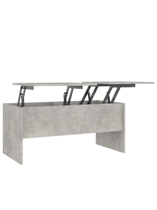 Konferenční stolek betonově šedý 102 x 50,5 x 46,5 cm kompozit