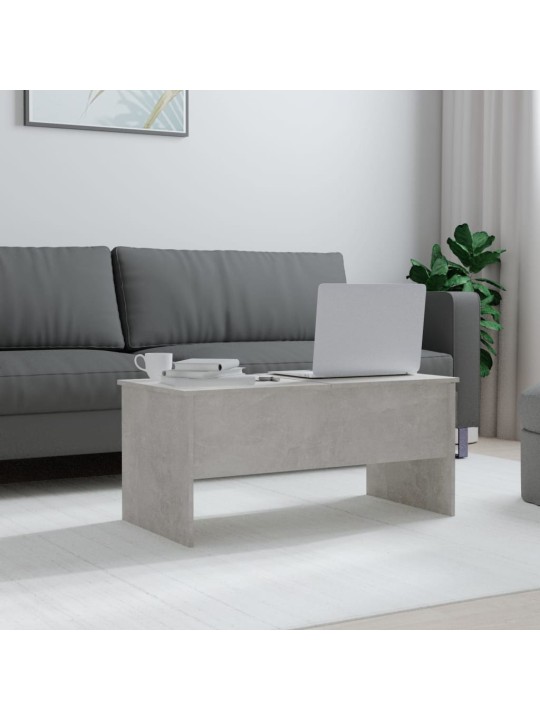 Konferenční stolek betonově šedý 102 x 50,5 x 46,5 cm kompozit