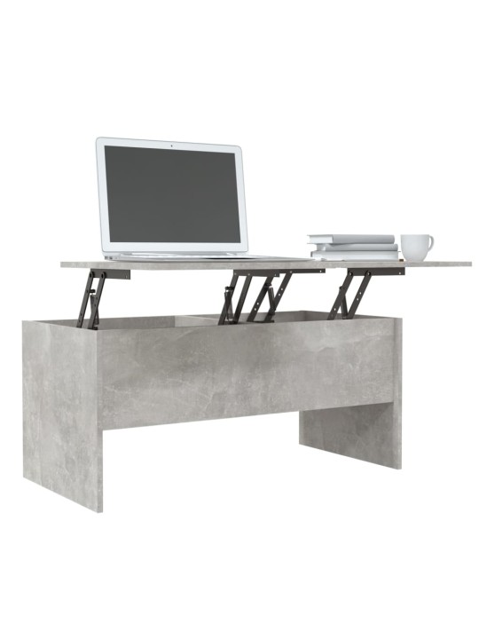 Konferenční stolek betonově šedý 102 x 50,5 x 46,5 cm kompozit