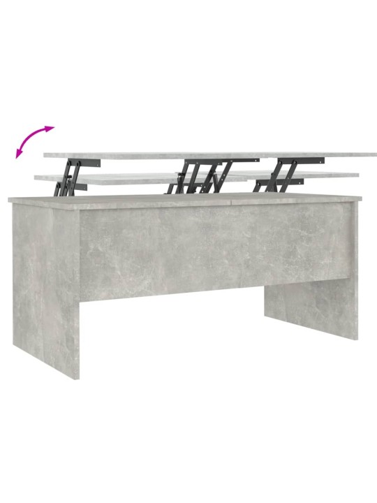 Konferenční stolek betonově šedý 102 x 50,5 x 46,5 cm kompozit