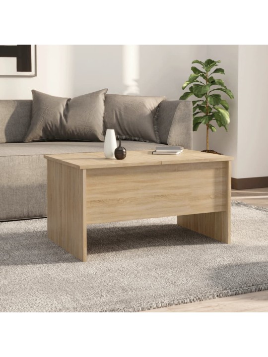 Konferenční stolek dub sonoma 80x50x42,5 cm kompozitní dřevo
