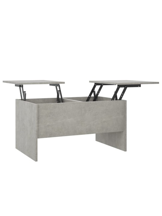 Konferenční stolek betonově šedý 80x50x42,5 cm kompozitní dřevo