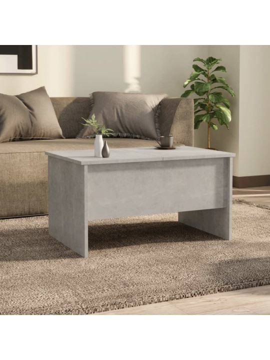 Konferenční stolek betonově šedý 80x50x42,5 cm kompozitní dřevo