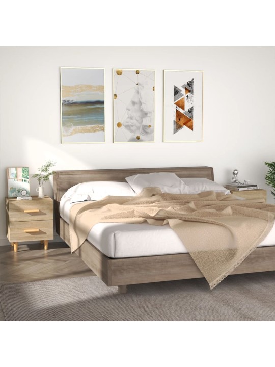 Noční stolky 2 ks dub sonoma 40 x 35 x 47,5 cm
