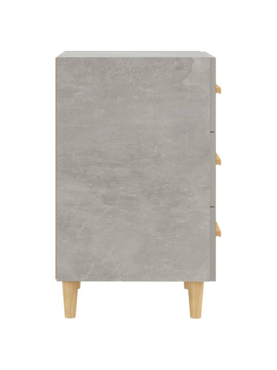 Noční stolek betonově šedý 40 x 40 x 66 cm kompozitní dřevo