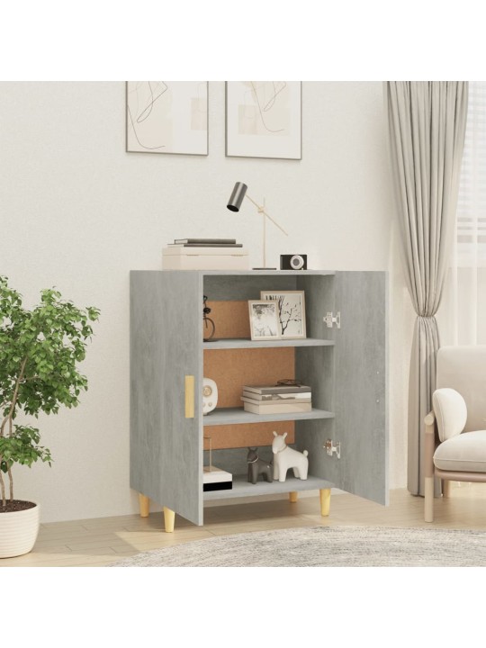 Příborník betonově šedý 70 x 34 x 90 cm kompozitní dřevo