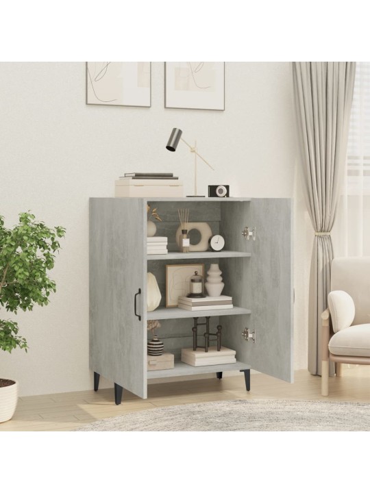 Příborník betonově šedý 70 x 34 x 90 cm kompozitní dřevo