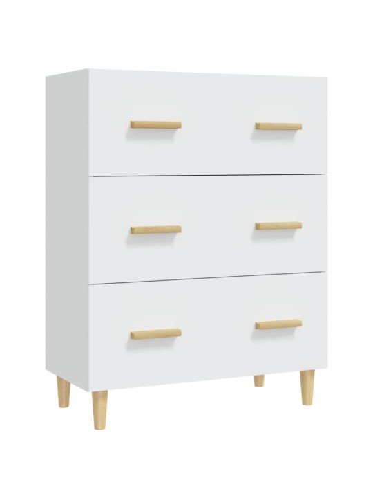 Příborník bílý 70 x 34 x 90 cm kompozitní dřevo