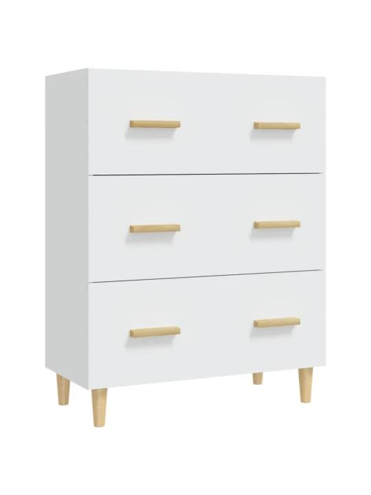 Příborník bílý 70 x 34 x 90 cm kompozitní dřevo