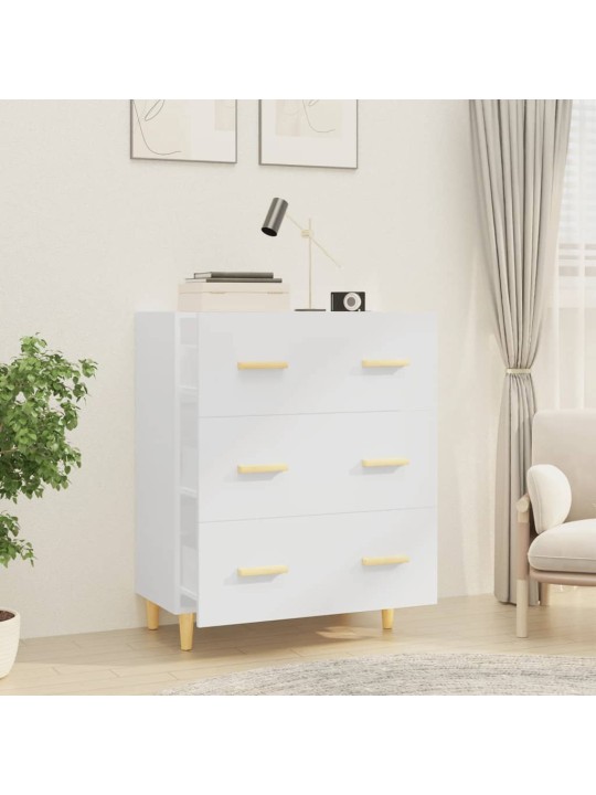 Příborník bílý 70 x 34 x 90 cm kompozitní dřevo